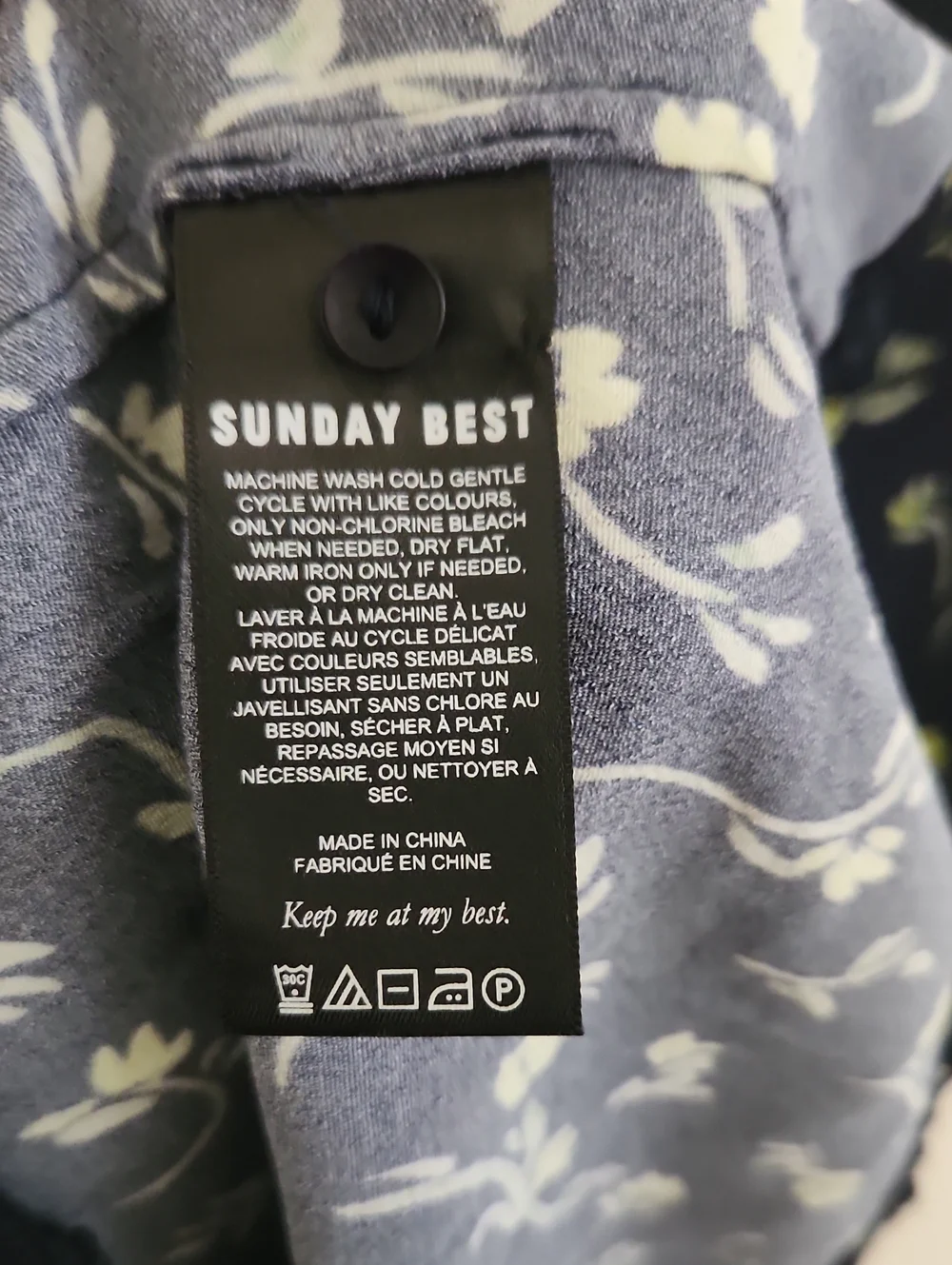 Sunday Best Aritzia Floral Dress With Collar & Lace Details Small